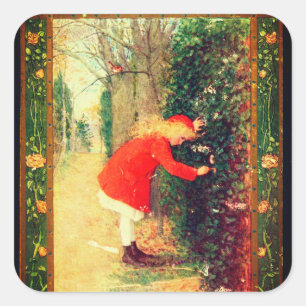 The Secret Garden   Square Sticker