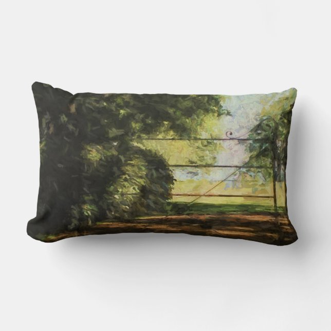 The Secret Gate Lumbar Pillow (Front)