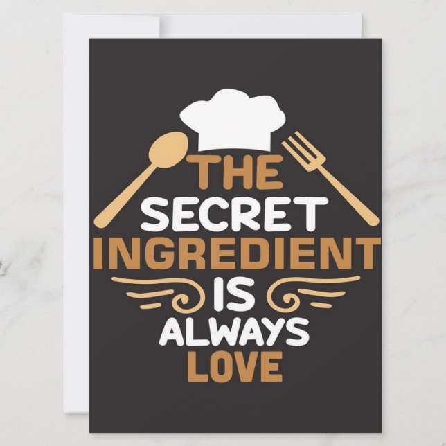 The Secret Ingredient is Always Love CUte (Front)