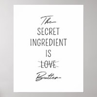The Secret Ingredient is Butter Poster