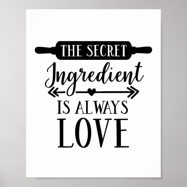 The Secret Ingredient Is Love Poster (Front)