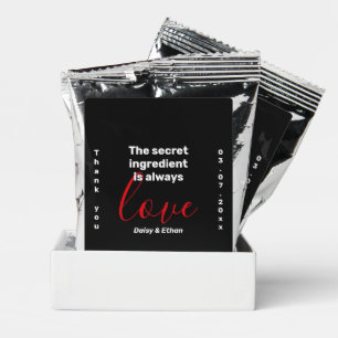 The Secret Ingredient Thank You Wedding Coffee Drink Mix