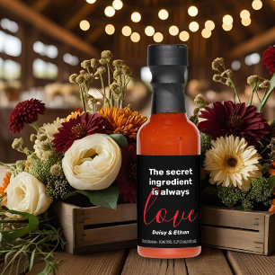 The Secret Ingredient Thank You Wedding Hot Sauces