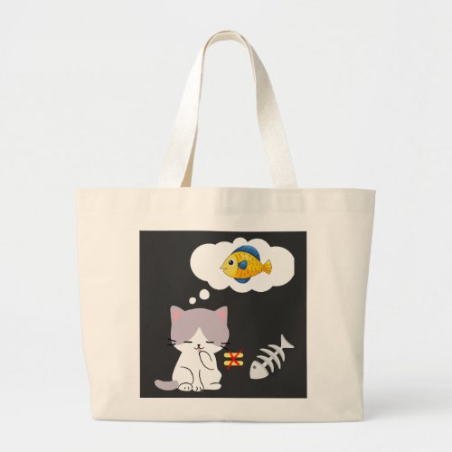 The Secret Life of Cats 2 Large Tote Bag