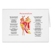 The Secret of Love Card (Front Horizontal)