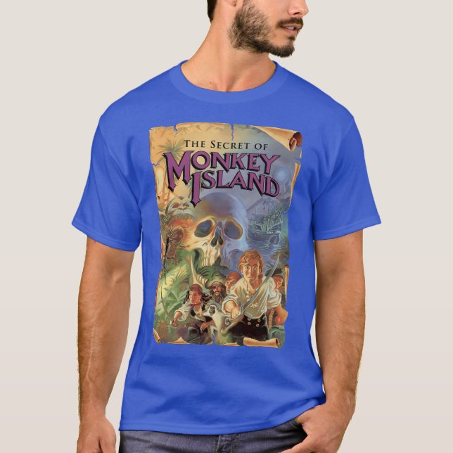 The Secret of Monkey Island retro T-Shirt (Front)