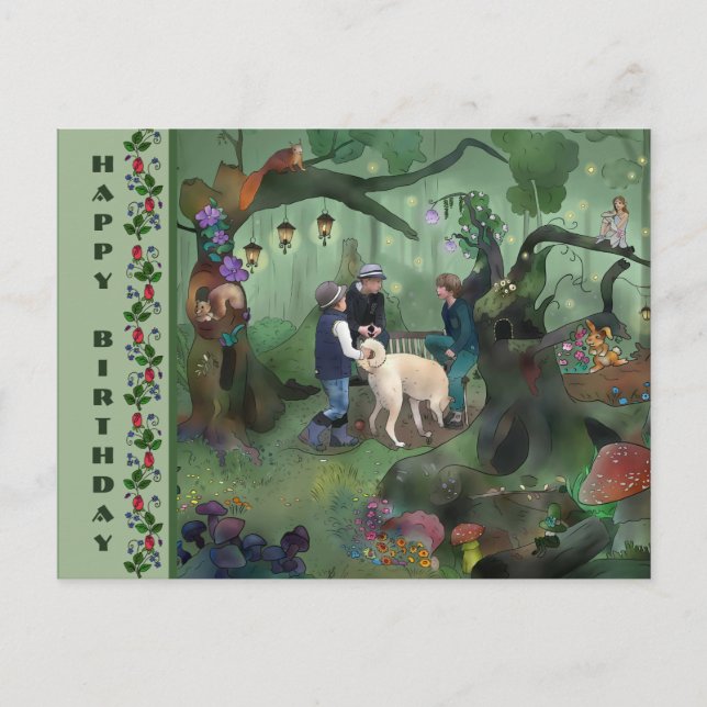 The secret postcard (Front)