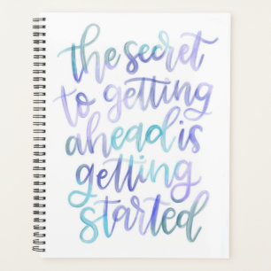 The secret to getting ahead weekly planner