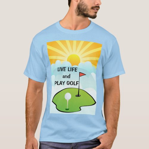 The Secret to Life  Play Golf Funny T_Shirt