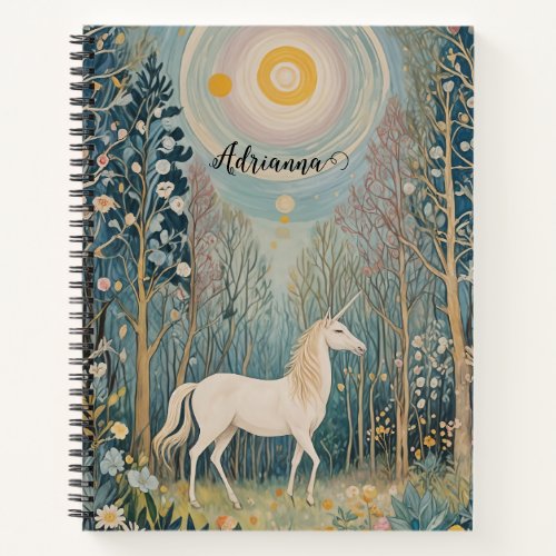 The Secret Unicorn of Whispering Woods Notebook