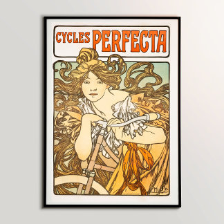 The Secrets Behind Cycles Perfecta Alphonse Mucha Poster