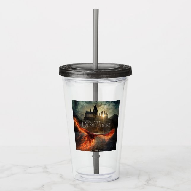 The Secrets of Dumbledore Theatrical Poster Acrylic Tumbler (Front)