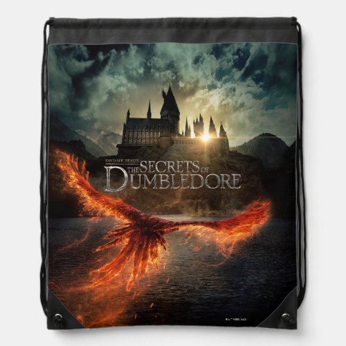 The Secrets of Dumbledore Theatrical Poster Drawstring Bag
