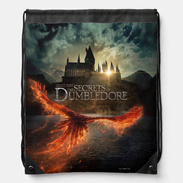 The Secrets of Dumbledore Theatrical Poster Drawstring Bag (Front)