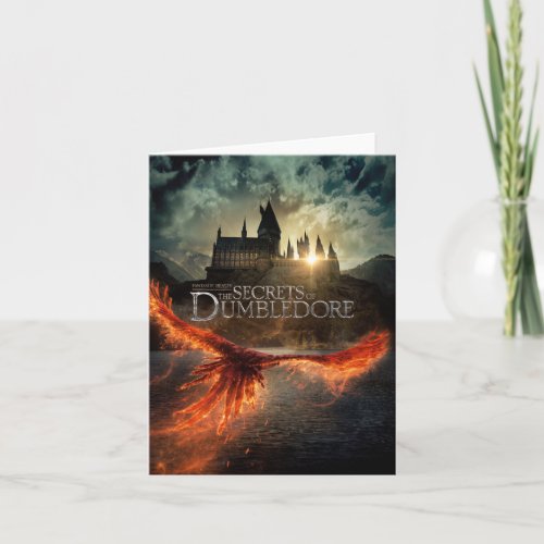 The Secrets of Dumbledore Theatrical Poster Note Card