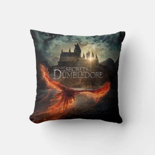 The Secrets of Dumbledore Theatrical Poster Throw Pillow