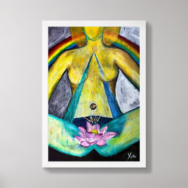 "The Seed From Which A New Garden Grows" Print (Framed Front)