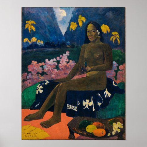 The Seed of the Areoi by Gauguin _ Poster