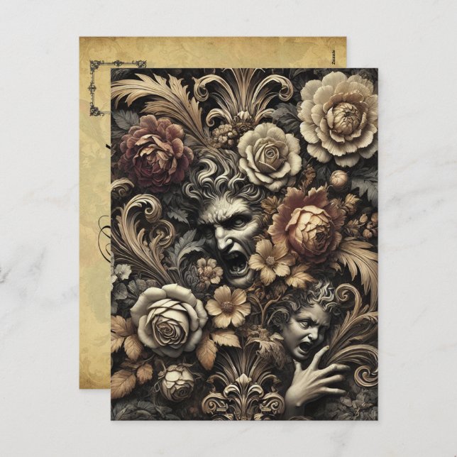 The Seeds We Sow – Gothic Victorian Holiday Postcard (Front/Back)