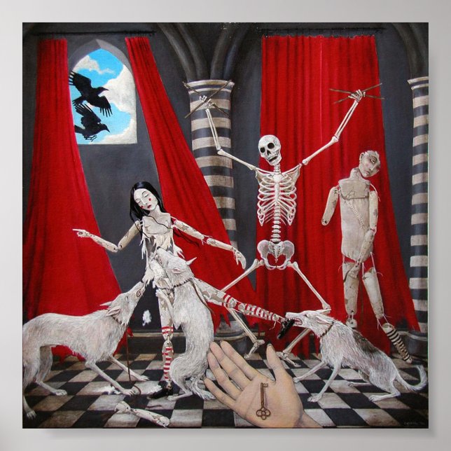 "The Seeker" by Christiane Cegavske Poster (Front)