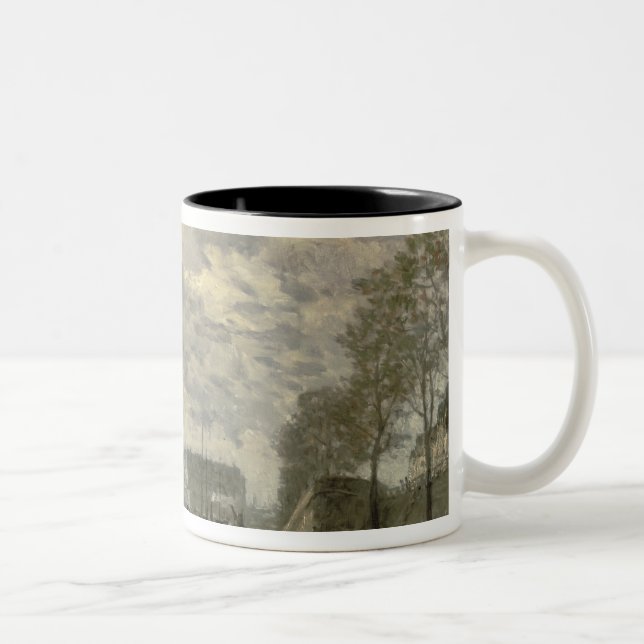 The Seine and Notre Dame Two-Tone Coffee Mug (Right)