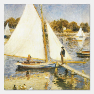 The Seine at Argenteuil  Auguste  Renoir   Sign