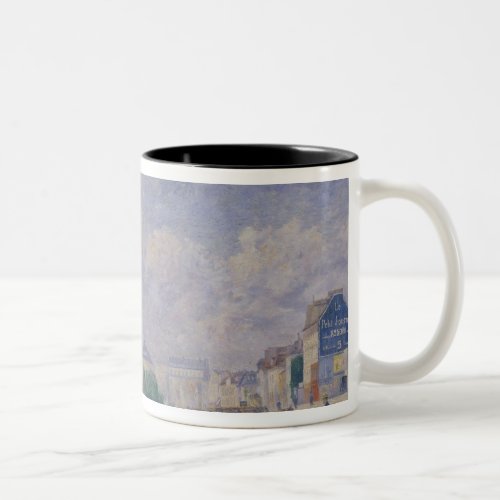 The Seine at Bercy 1885 Two_Tone Coffee Mug