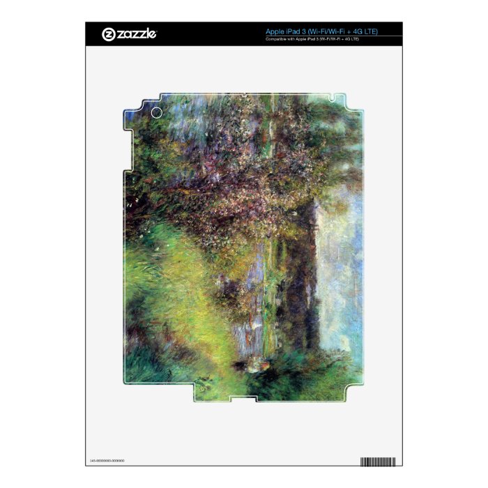The Seine at Chatou by Pierre Renoir Skins For iPad 3