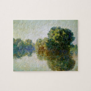 The Seine at Giverny Claude Monet Fine Art Jigsaw Puzzle