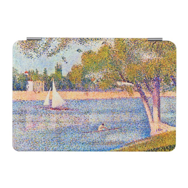 The Seine at La Grande Jatte, Seurat iPad Mini Cover (Horizontal)