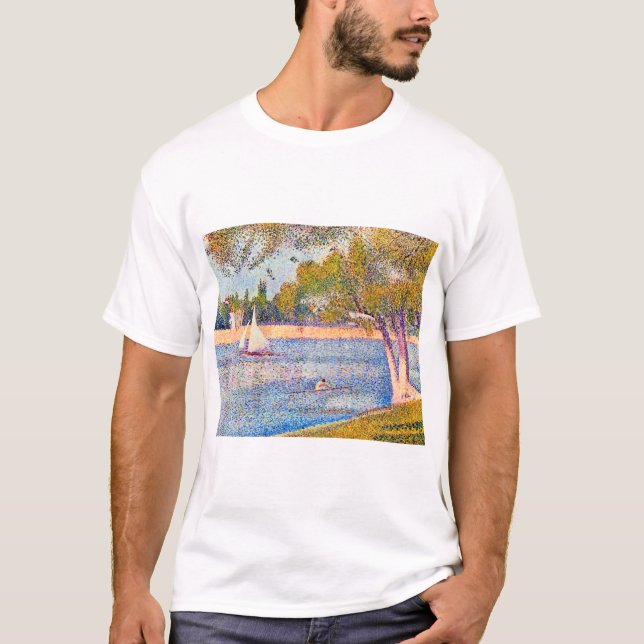 The Seine at La Grande Jatte, Seurat T-Shirt (Front)