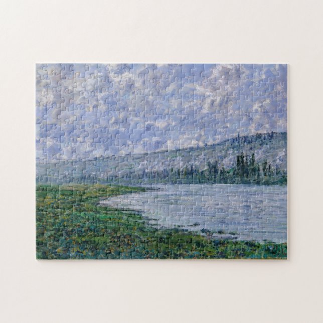 The Seine at Vetheuil Monet Fine Art Jigsaw Puzzle (Horizontal)
