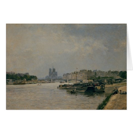 The Seine from the Quai de la Rapee Cards (Front Horizontal)