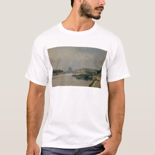 The Seine from the Quai de la Rapee T-Shirt (Front)
