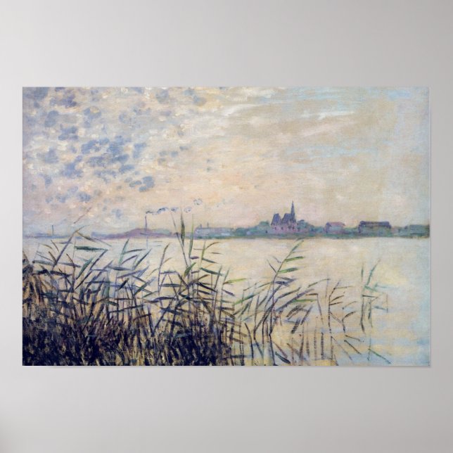 The Seine near Argenteuil - Claude Monet Poster (Front)
