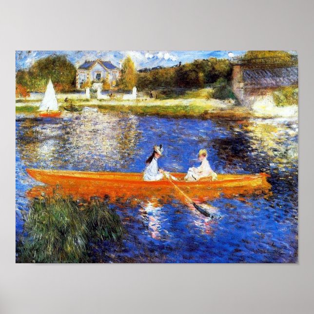 The Seine River At Asnieres Renoir Fine Art Poster (Front)