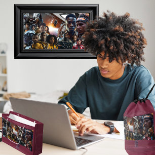 The Sekhmet Crew  Drawstring Bag