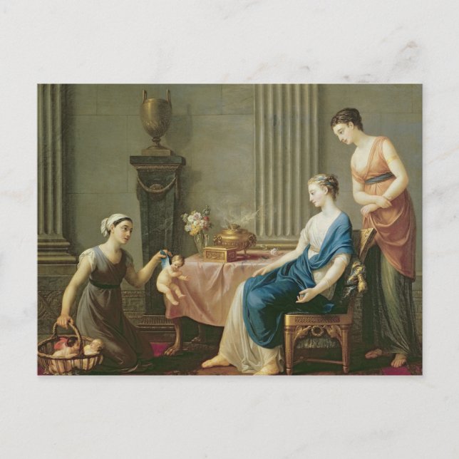 The Seller of Loves, 1763 Postcard (Front)