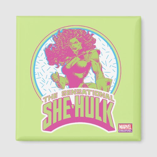 The Sensational She_Hulk 90s Graphic Magnet