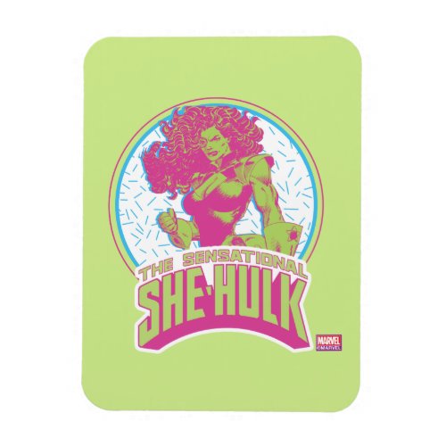 The Sensational She_Hulk 90s Graphic Magnet