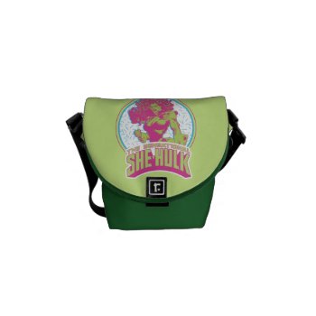 The Sensational She-hulk 90's Graphic Messenger Bag by marvelclassics at Zazzle