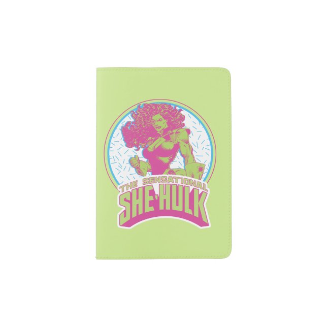 The Sensational She-Hulk 90's Graphic Passport Holder (Front)