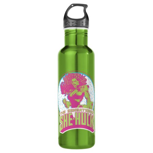 The Sensational She_Hulk 90s Graphic Stainless Steel Water Bottle