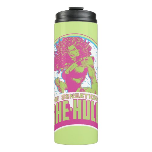 The Sensational She_Hulk 90s Graphic Thermal Tumbler