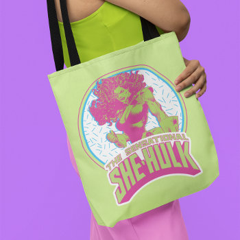 The Sensational She-hulk 90's Graphic Tote Bag by marvelclassics at Zazzle