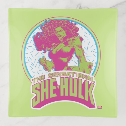 The Sensational She_Hulk 90s Graphic Trinket Tray