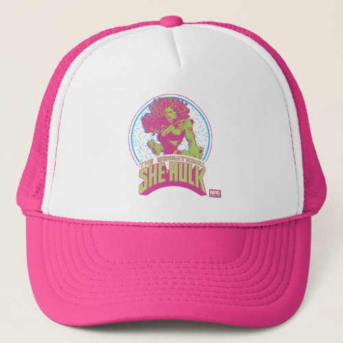 The Sensational She_Hulk 90s Graphic Trucker Hat