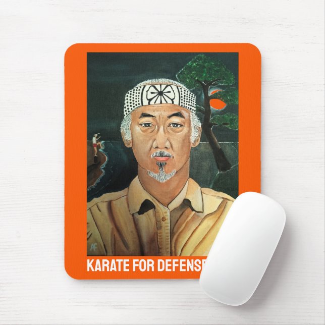 The Sensei Painting by Alfred Fox Mouse Pad (With Mouse)