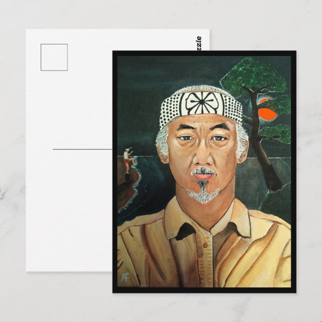 The Sensei Painting by Alfred Fox Postcard (Front/Back)