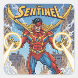The Sentinel Square Sticker